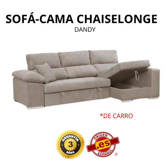 SOFÁ CAMA CHAISELONGE DANDY - El Rey Del Descanso