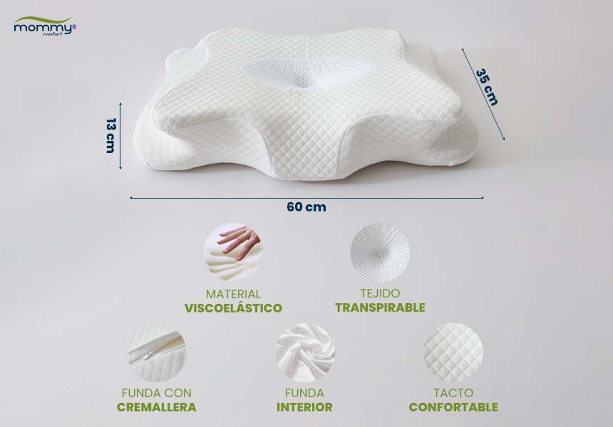Almohada cervical ortopédica