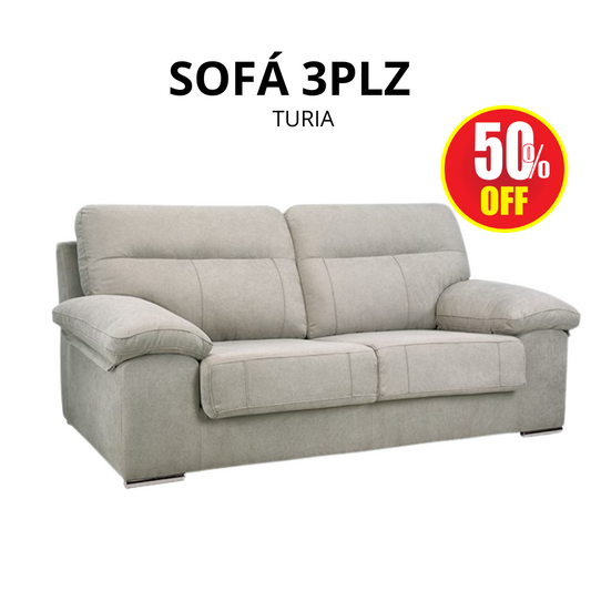Sofá 3 Plazas Turia