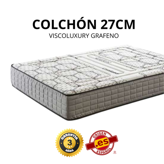 COLCHÓN VISCOLUXURY GRAFENO 27CM