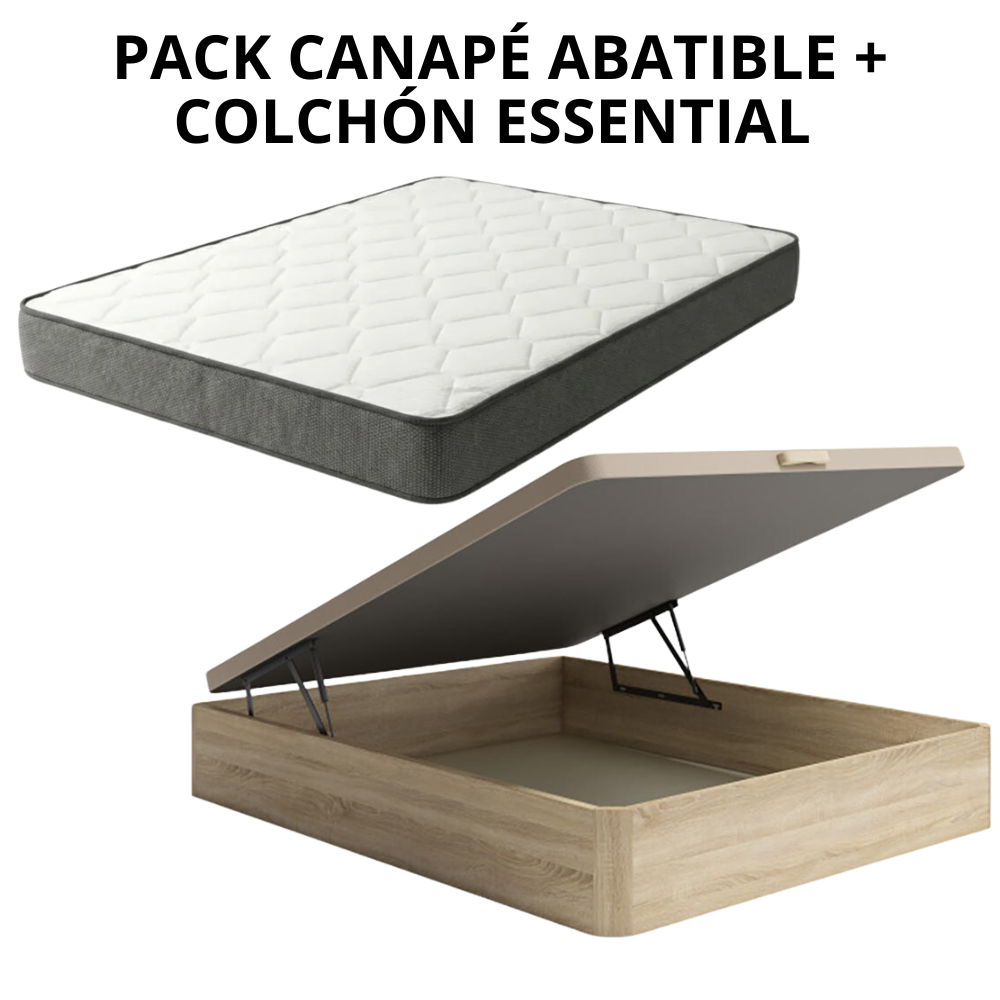PACK CANAPÉ Y COLCHÓN ESSENTIAL