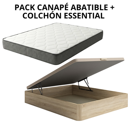PACK CANAPÉ Y COLCHÓN ESSENTIAL