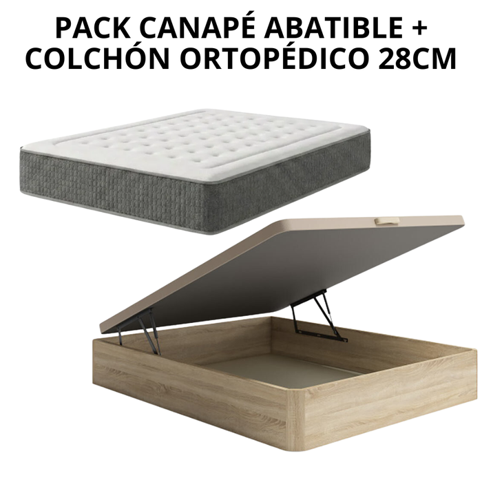 PACK CANAPÉ Y COLCHÓN ORTOPÉDICO