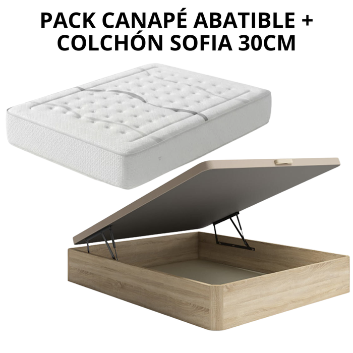 PACK CANAPÉ Y COLCHÓN SOFÍA