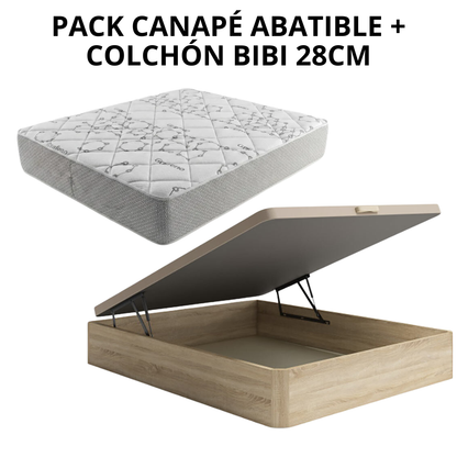 PACK CANAPÉ Y COLCHÓN BIBI