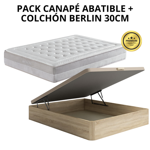 PACK CANAPÉ Y COLCHÓN BERLIN