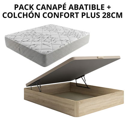 PACK CANAPÉ Y COLCHÓN CONFORT PLUS