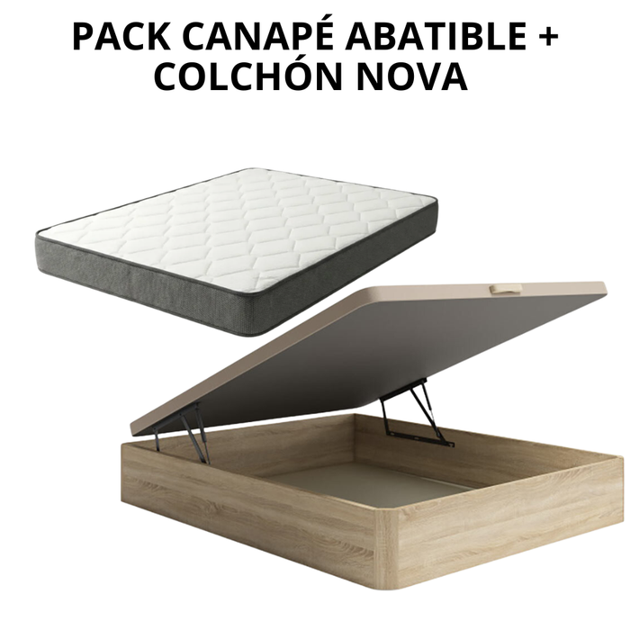 PACK CANAPÉ Y COLCHÓN NOVA