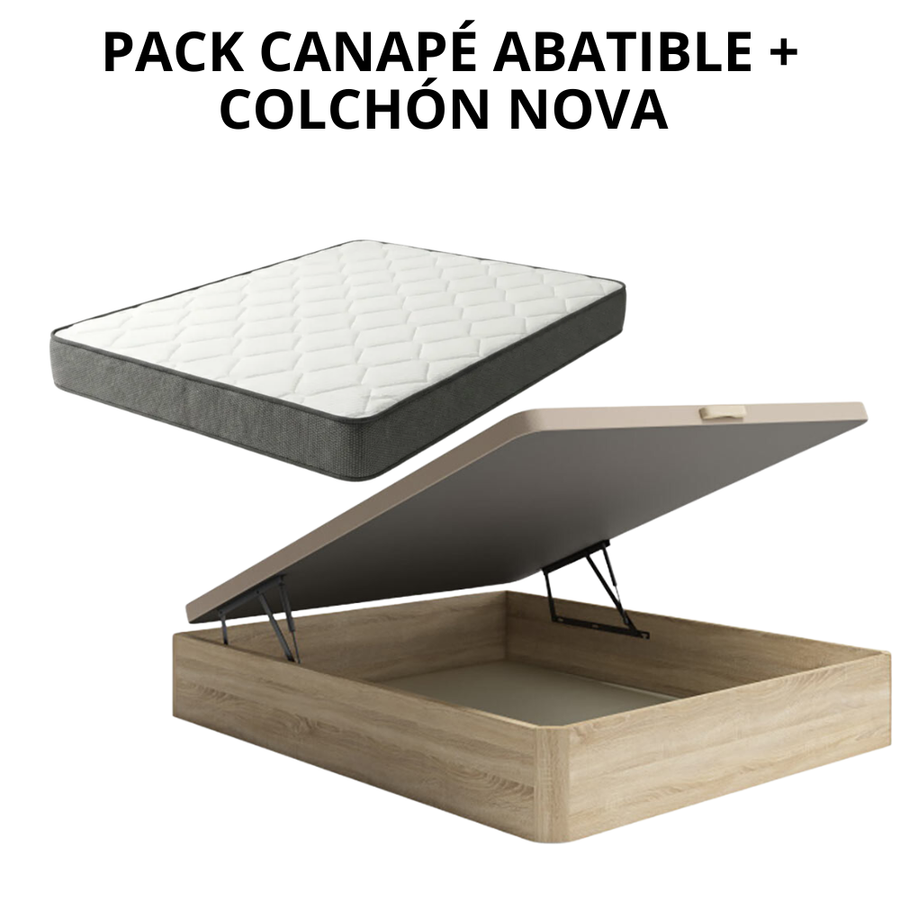 PACK CANAPÉ Y COLCHÓN NOVA