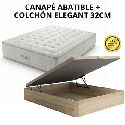 PACK CANAPÉ Y COLCHÓN ELEGANT