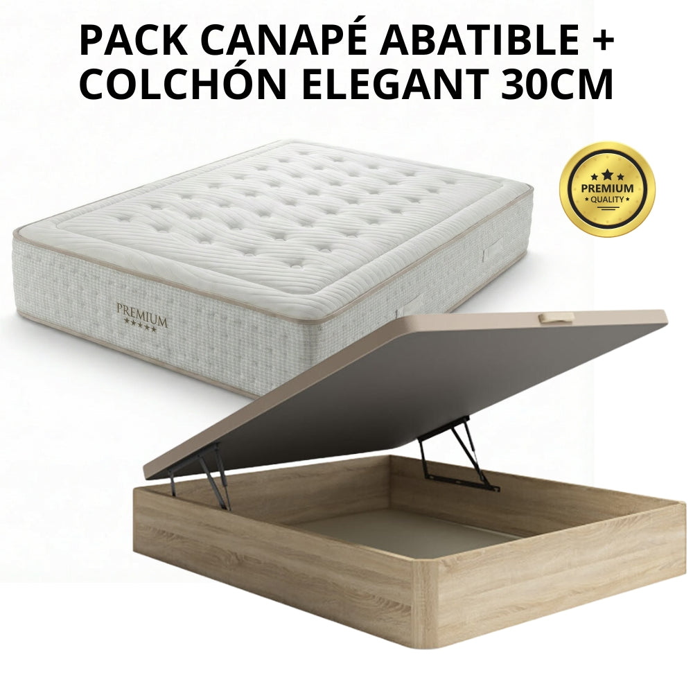 PACK CANAPÉ Y COLCHÓN PREMIUM