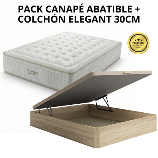 PACK CANAPÉ Y COLCHÓN PREMIUM