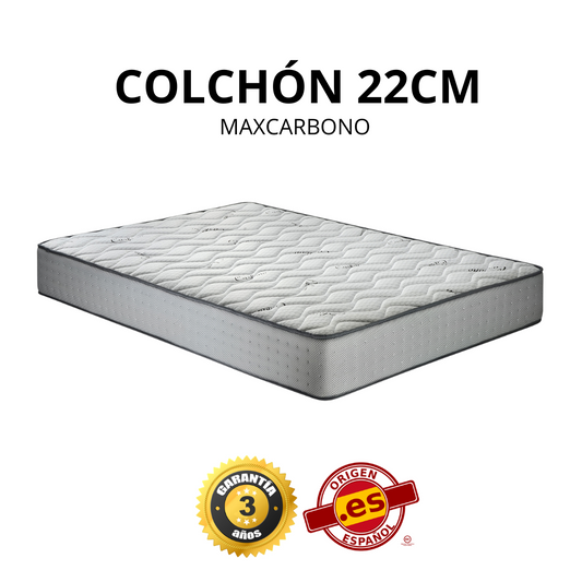 COLCHÓN MAXCARBONO 22CM