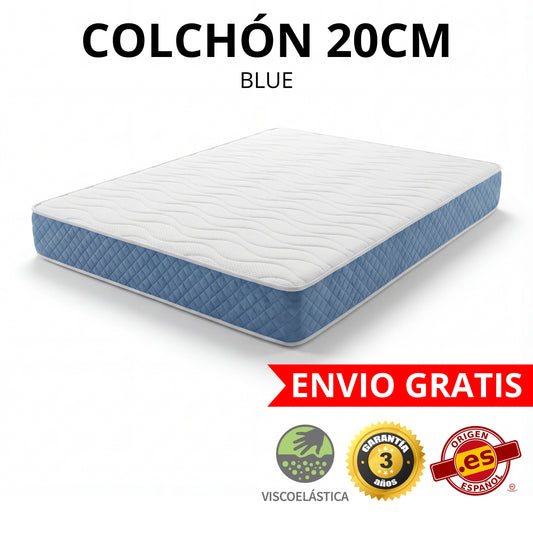 COLCHÓN BLUE VISCOLASTICO 20CM