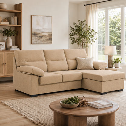 Sofá ATHENAS beige claro
