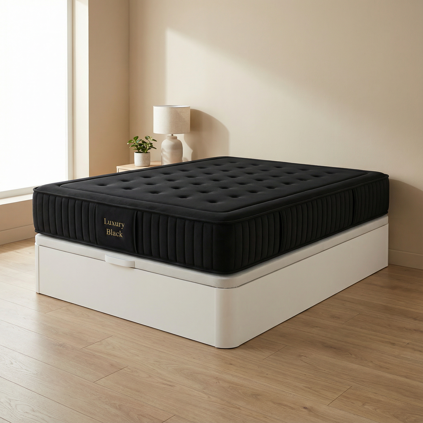 PACK CANAPÉ Y COLCHÓN LUXURYBLACK