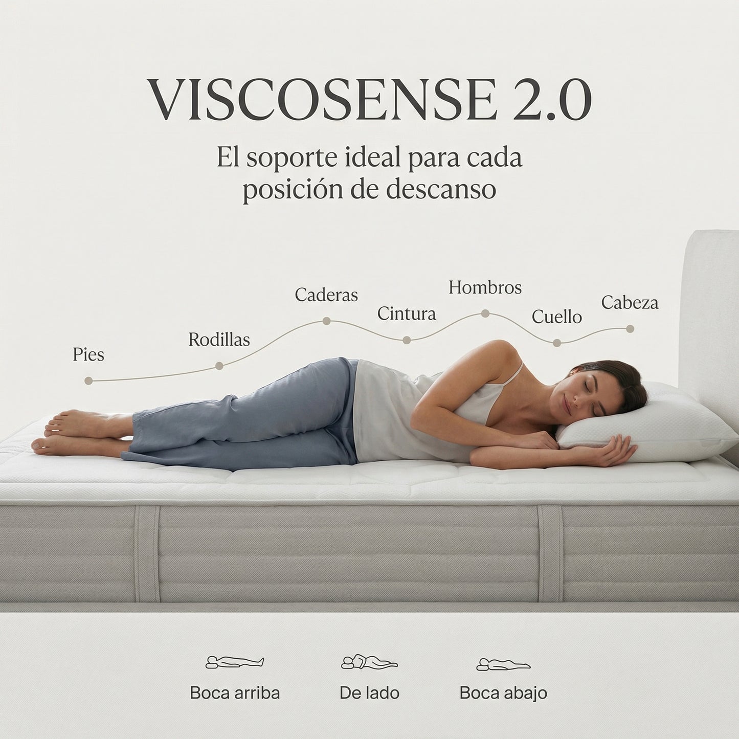 PACK CANAPÉ Y COLCHÓN VISCOSENSE 2.0